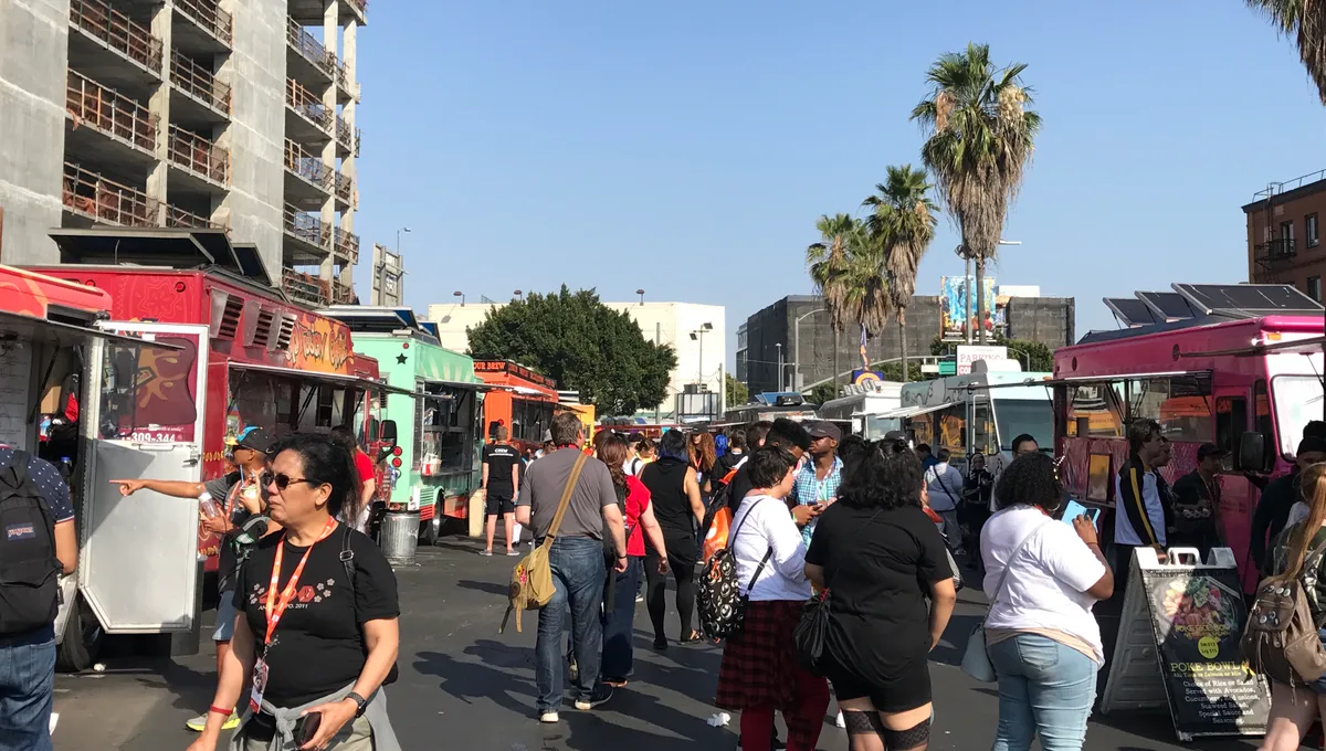 Food truck interior
